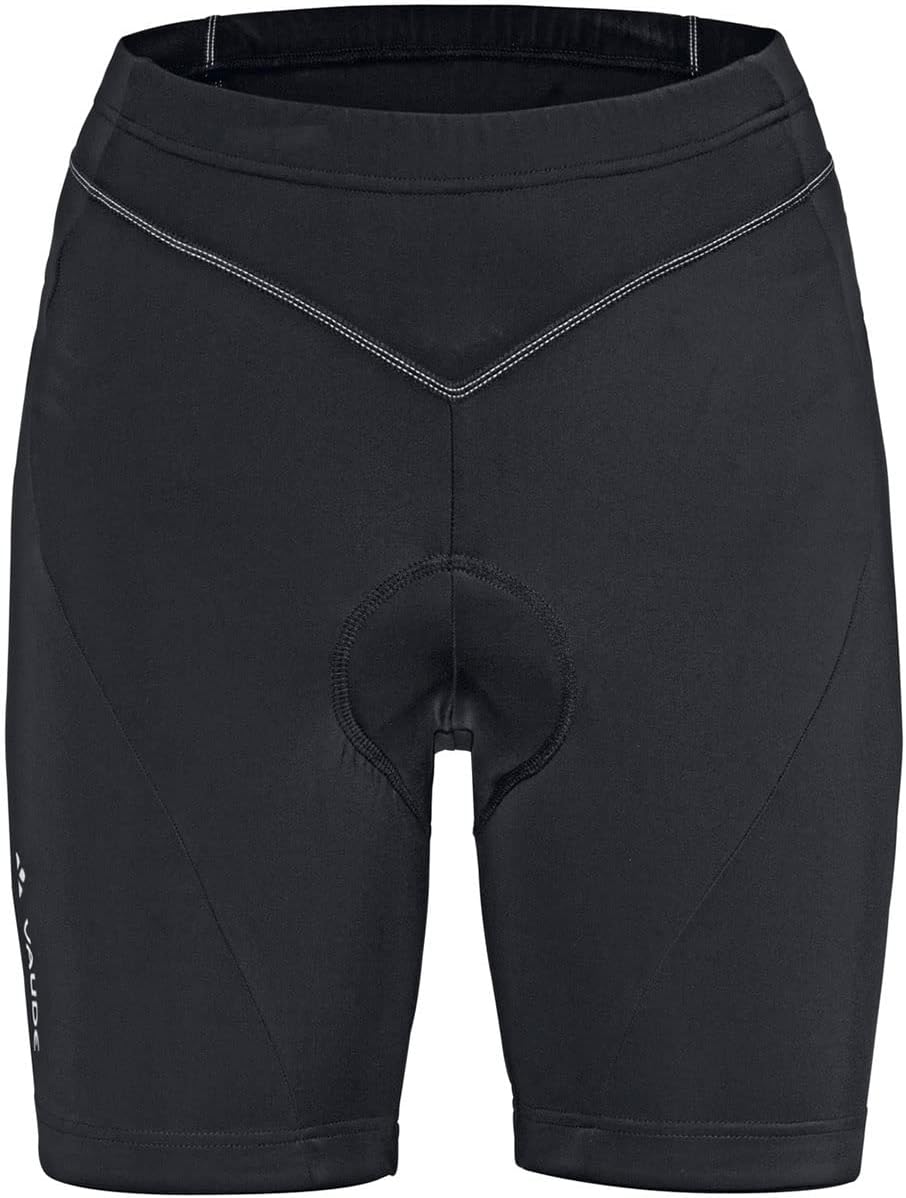 VAUDE Active - Fahrradhose Damen gepolstert - Radlerhose 48 Black Uni, 48 Black Uni