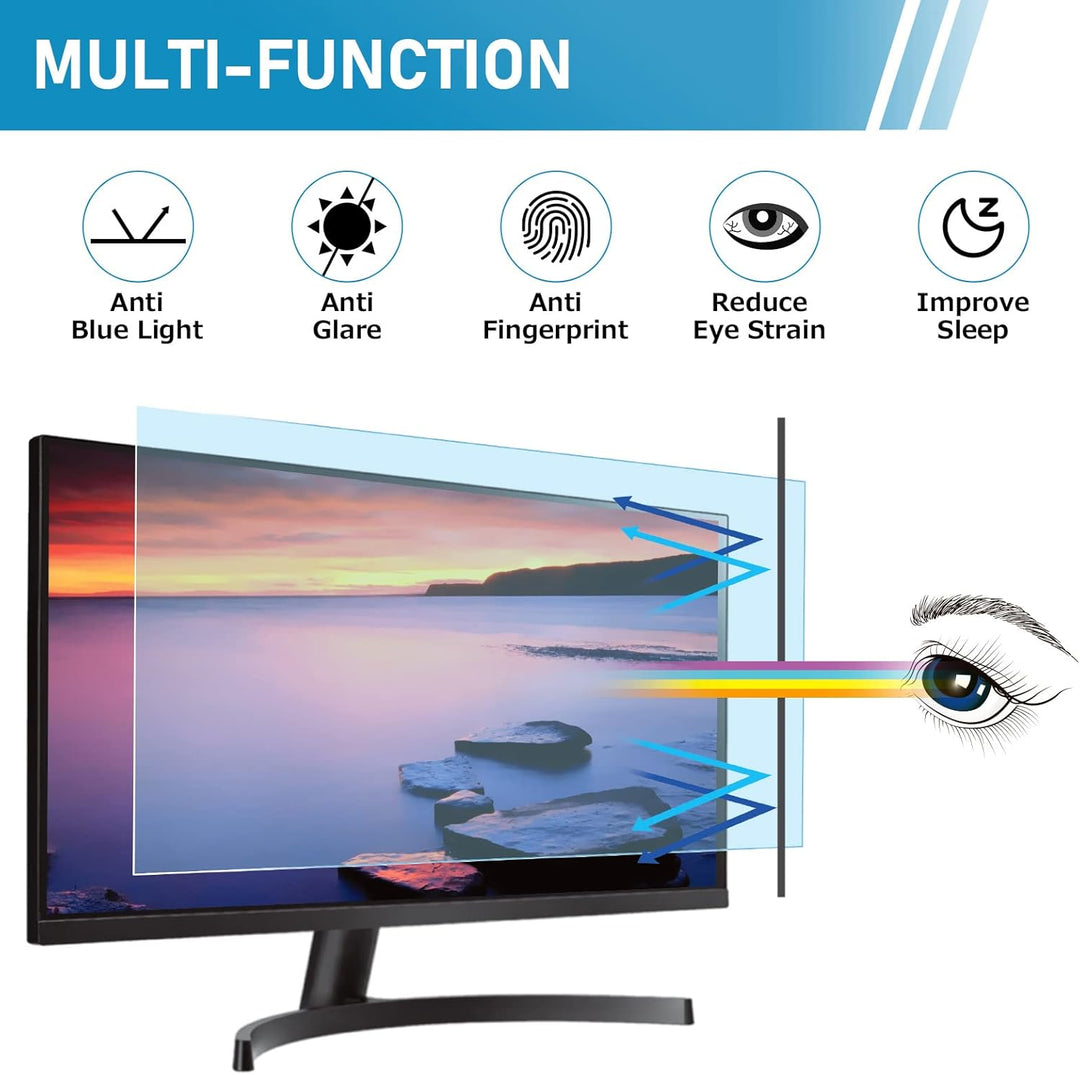 LAMA Anti Blaulichtfilter für 23,8 Zoll Monitor, Blaulicht blockierende Displayschutzfolie, Anti Blu