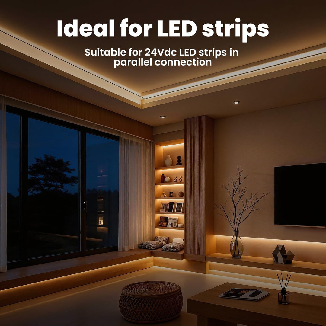 illuburg LED Trafo 24V 150W Dimmbar DALI Push Slim Flickerfree LED Netzteil Treiber Driver Power Sup