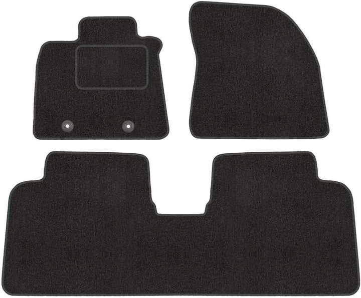 Fussmatten mit Clips 4er Set für Toyota Avensis 3 2009-2018 Velours Automatten