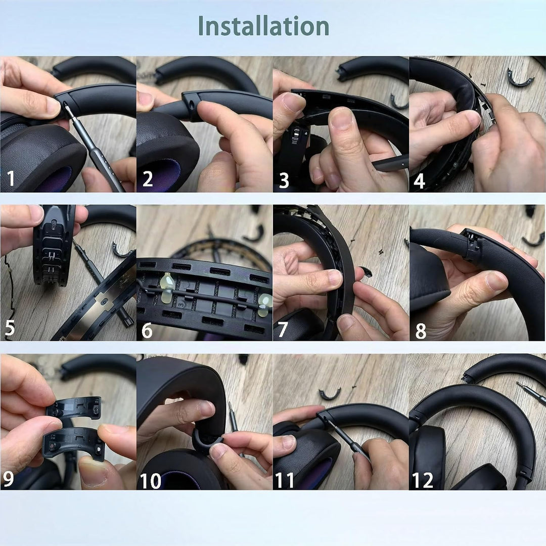 Xbox Stereo Ersatz-Ohrpolster und Kopfbügelbezug Kompatibel mit Microsoft Xbox Wireless Headset Xbox