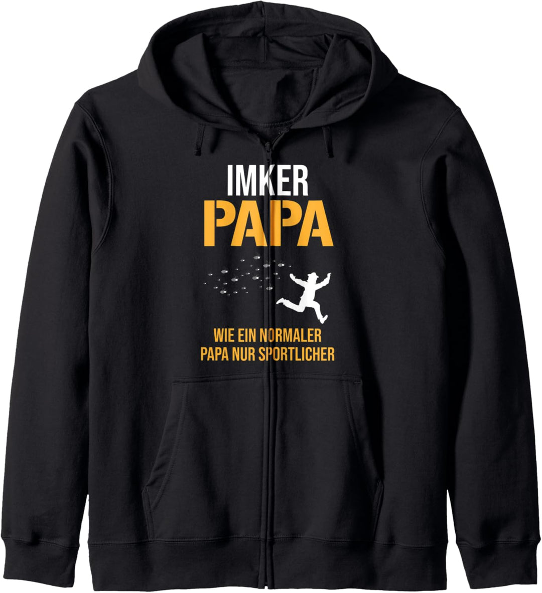 Imker Papa Vater Spruch Bienenzüchter Bienen Bienenschwarm Kapuzenjacke