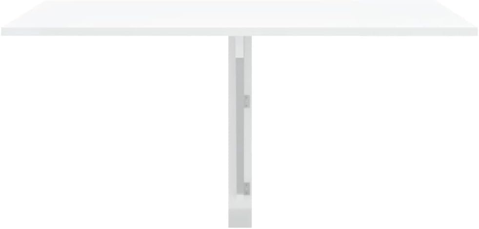 ZEYUAN Wand-Klapptisch Hochglanz-Weiss 100x60x56 cm Holzwerkstoff, Klapptisch Wand, Wandtisch, Klapp