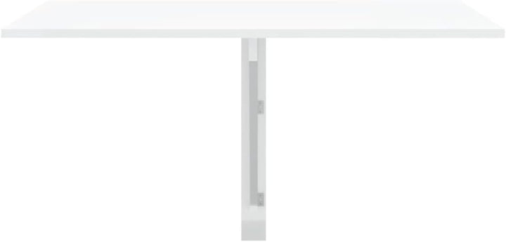 ZEYUAN Wand-Klapptisch Hochglanz-Weiss 100x60x56 cm Holzwerkstoff, Klapptisch Wand, Wandtisch, Klapp