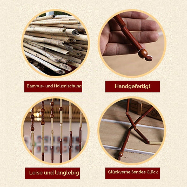 Sindipanda Bambus Bead Vorhang String Tür Vorhänge Perlen Holz Vorhang,Kaffee White,für Raumteiler T