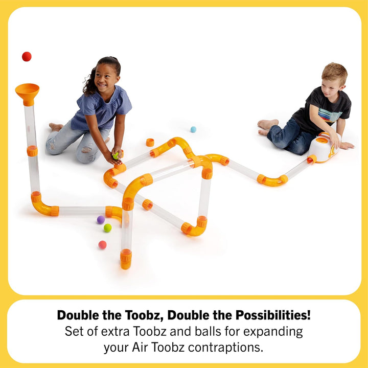 Fat Brain Toys Air Toobz Erweiterungspaket – Luftbetriebenes STEM-Bauspielzeug – Kinder &amp; Jugendlich