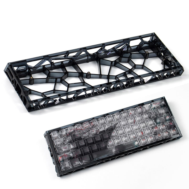 60% Mechanische Tastatur Gehäuse Transparentes Tastaturgehäuse Kompatibel mit Wooting60/HM66/Mad60/M