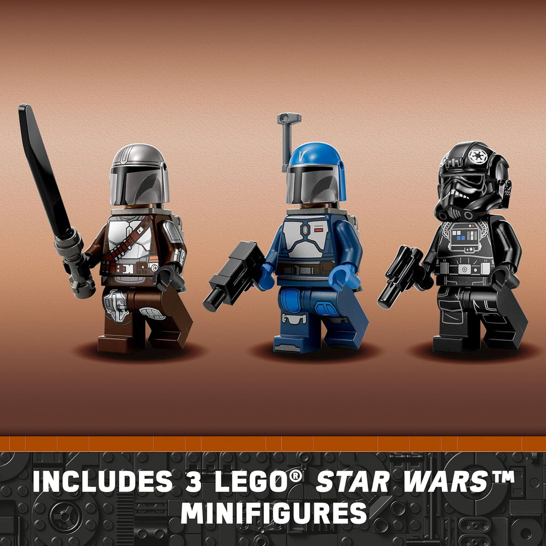 Lego Star Wars Mandalorian Fang Fighter vs. TIE Interceptor 75348 Building Toy Set, Perfect Star War