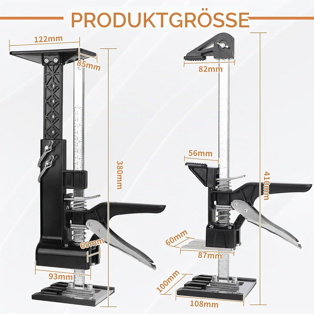 DBREAKS 3-in-1 Multi Arbeitssparender Arm mit Skala, 2Pcs 38CM Multifunktionale Handhebewerkzeug Bis
