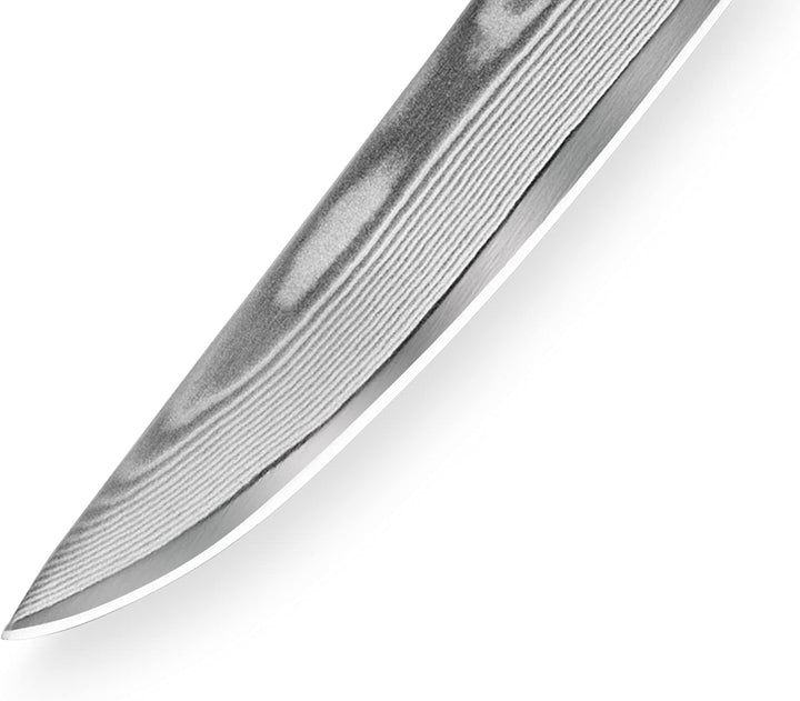 Samura DAMASCUS Ausbeinmesser 6.5"/165 mm. 67 Lagen. Griffmaterial: G-10 + Innovative Verpackung mit