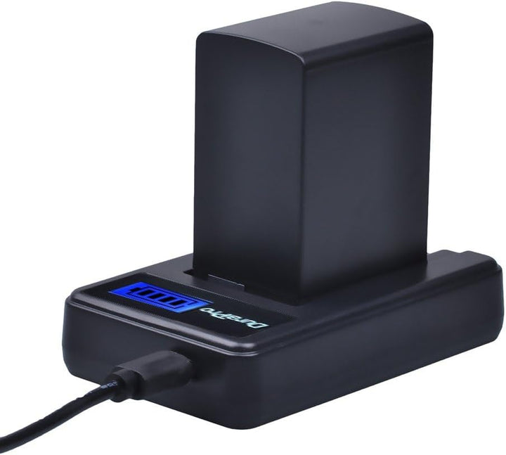 DuraPro BP-828 BP828 BP 828 Akku + LCD-USB-Ladegerät für Canon VIXIA GX10, HF G40, HF G30, XA20, XA2