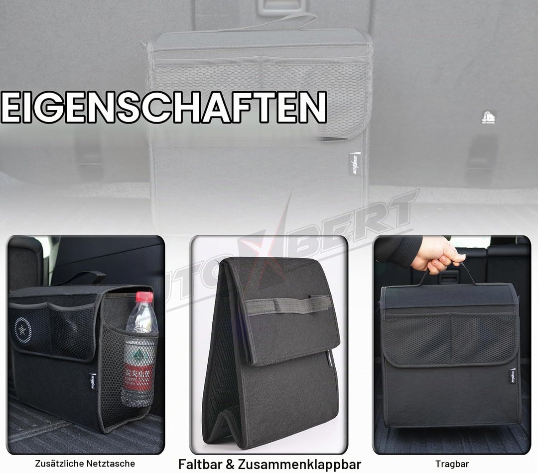 Car Design Kofferraumtasche Organizer Autotasche Auto Kofferra, M