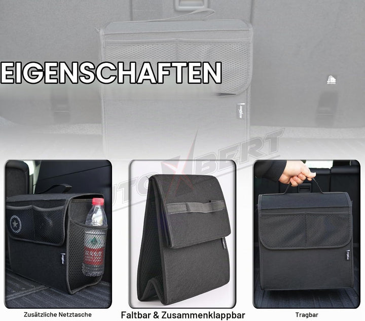 Car Design Kofferraumtasche Organizer Autotasche Auto Kofferra, M