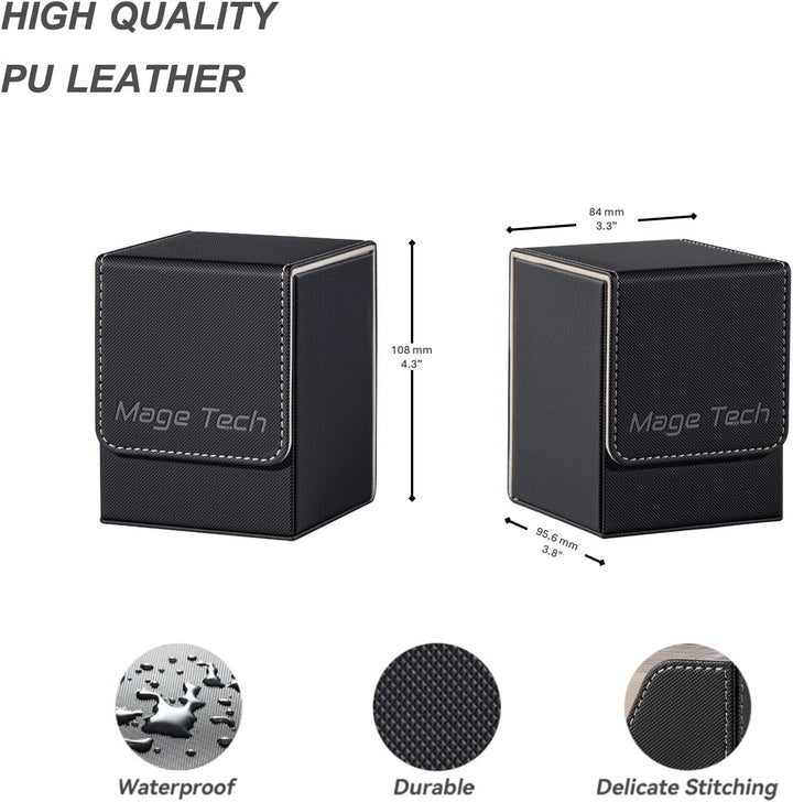 Mage Tech Adventurer [Hero] Modulare Deckbox - passt für 99 doppelt gesleevte Karten - Avatar-Halter