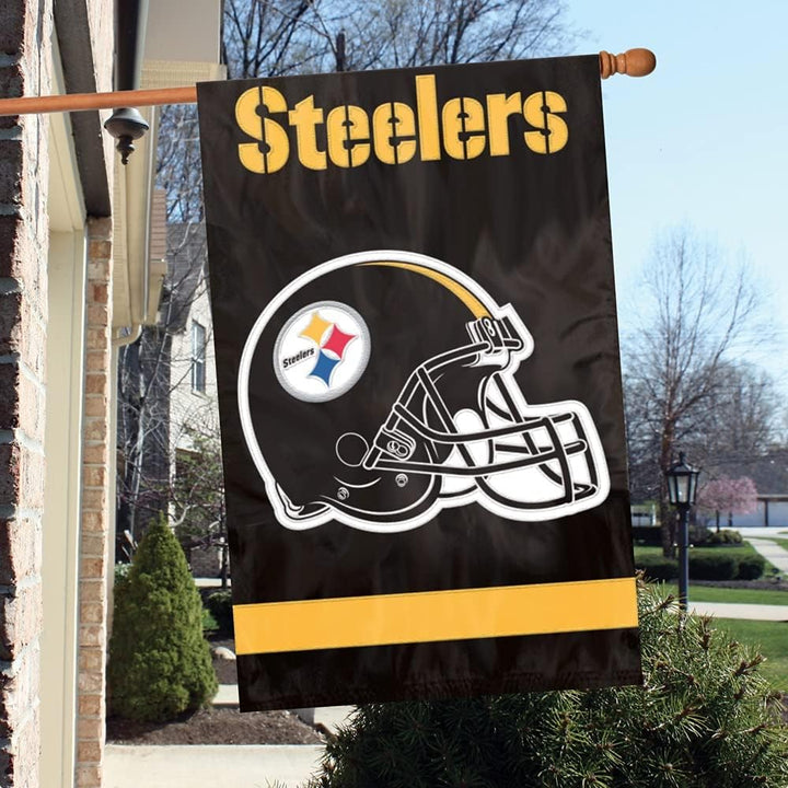Party Animal NFL Applique House Banner Flagge, 111,8 x 71,1 cm Applique, Banner, Flagge Pittsburgh S