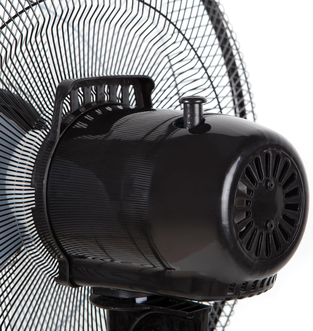 Orbegozo SF 3347 - Standventilator drei Stufen, Timer, drei Blätter, höheneinstellbar, 50 W, Schwarz