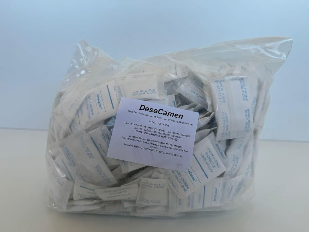 DeseCamen – Silikagel-Päckchen - Trockenmittel – Luftentfeuchter – Feuchtigkeitsabsorber – ungiftig