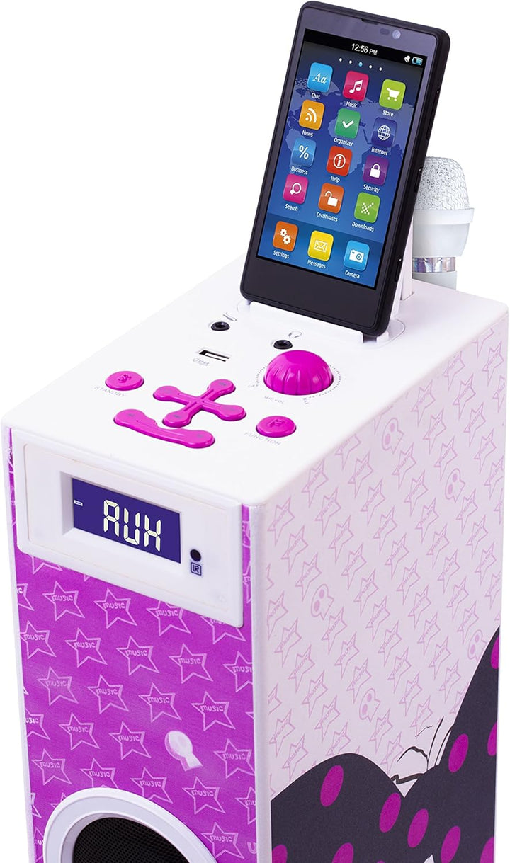 BigBen Sound Tower TW5 Rock inkl. Mikrofon, USB-Anschluss und Fernbedienung