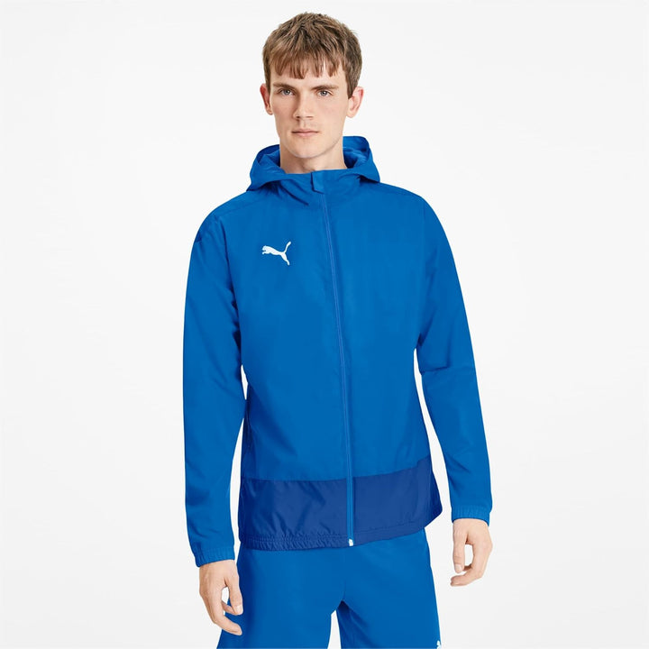 PUMA Herren, teamGOAL 23 Training Rain Jacket Trainingsjacke Electric Blue Lemonade-Team Power Blue
