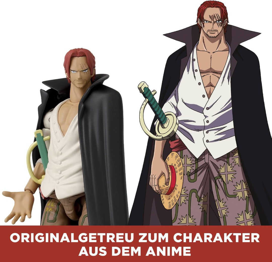 BANDAI - Anime Heroes - One Piece - Figur Shanks 17 cm - 36935, Shanks