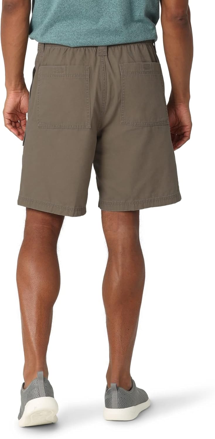 Wrangler Authentics Big & Tall Canvas Hiker Short, Earth Green, 48