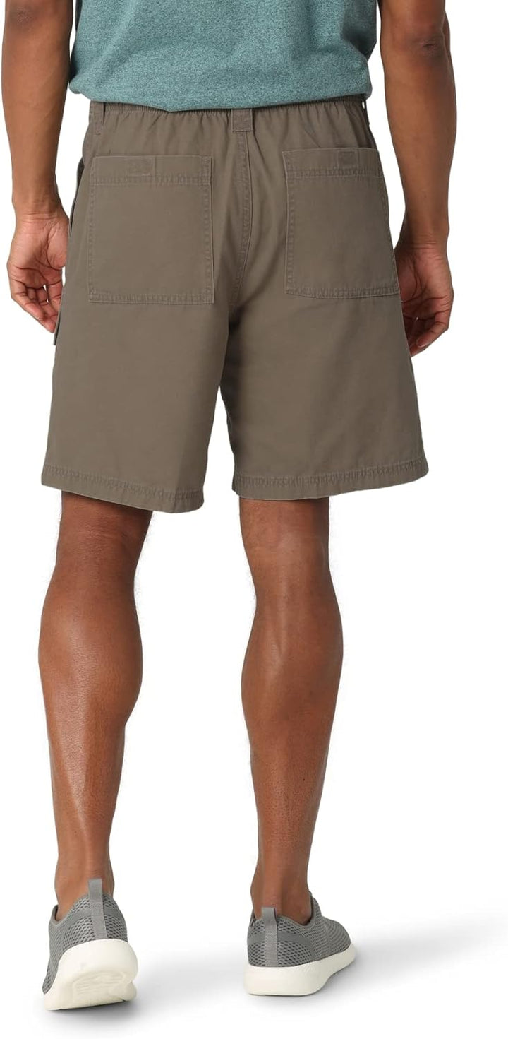 Wrangler Authentics Big & Tall Canvas Hiker Short, Earth Green, 48