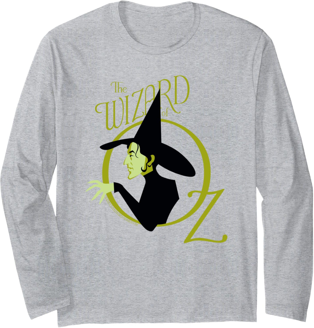 The Wizard of Oz Logo with Witch Langarmshirt