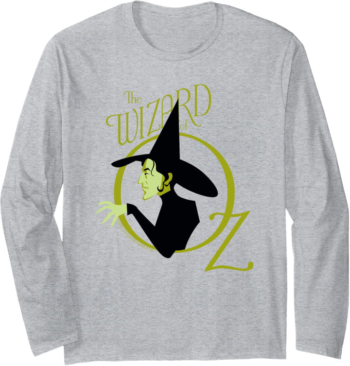 The Wizard of Oz Logo with Witch Langarmshirt