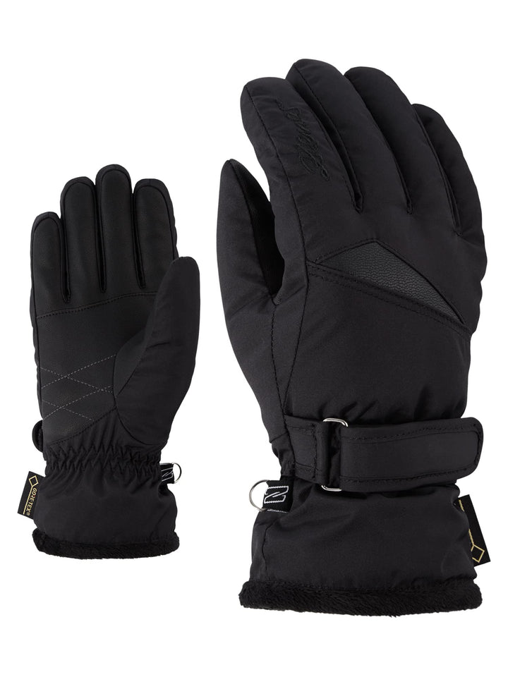 Ziener Damen KOFEL GTX LADY glove Ski-Handschuhe/Wintersport | wasserdicht, atmungsaktiv, black, 6 7