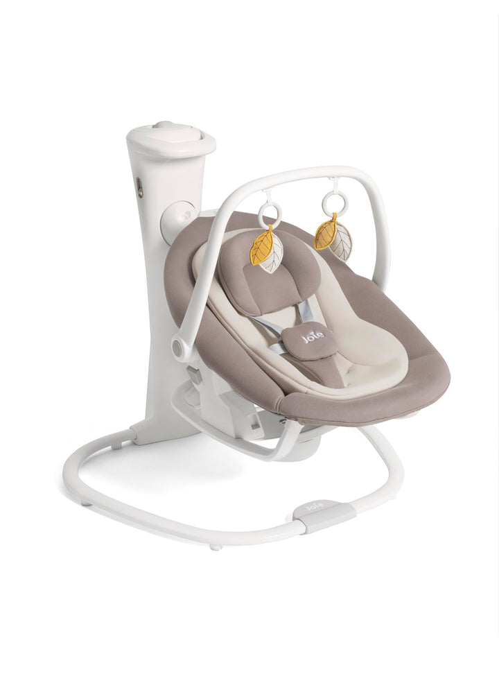 Joie whimsy™ Babywippe – Mit Aufziehmechanismus & abnehmbarer Wippe, Multi-Motion-Schaukelfunktion,