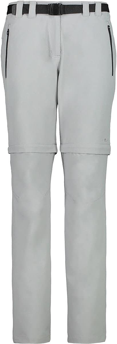 CMP Damen 3T51446_u716_48 Zip Off Hose, grau