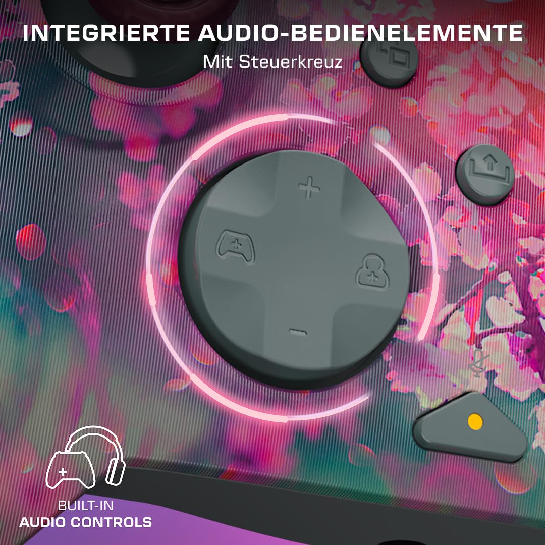 Turtle Beach Rematch Advanced Kyoto Bloom Wired Gaming Controller für Xbox und PC – Lentikular, zuwe