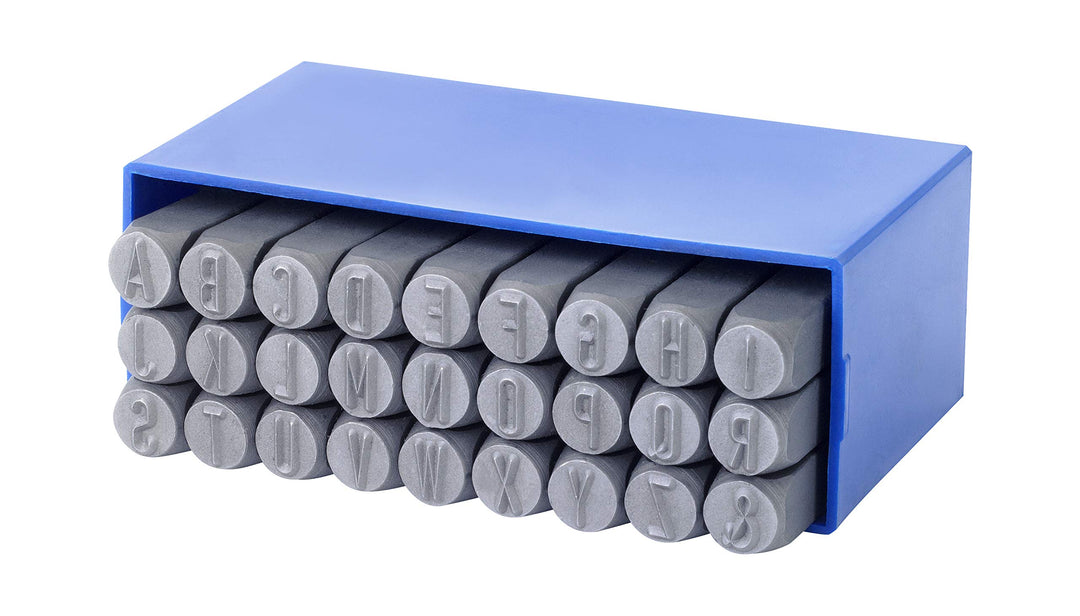 GRAVUREM-SR Standard-rund Schlagbuchstaben, Schlagstempel, Prägestempel, Einschlagbuchstaben - Buchs