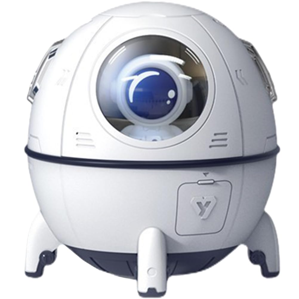 Ciieeo Raumschiff Luftbefeuchter Mit Farbwechsel Led Licht Tragbarer Mini Luftbefeuchter Für Schlafz