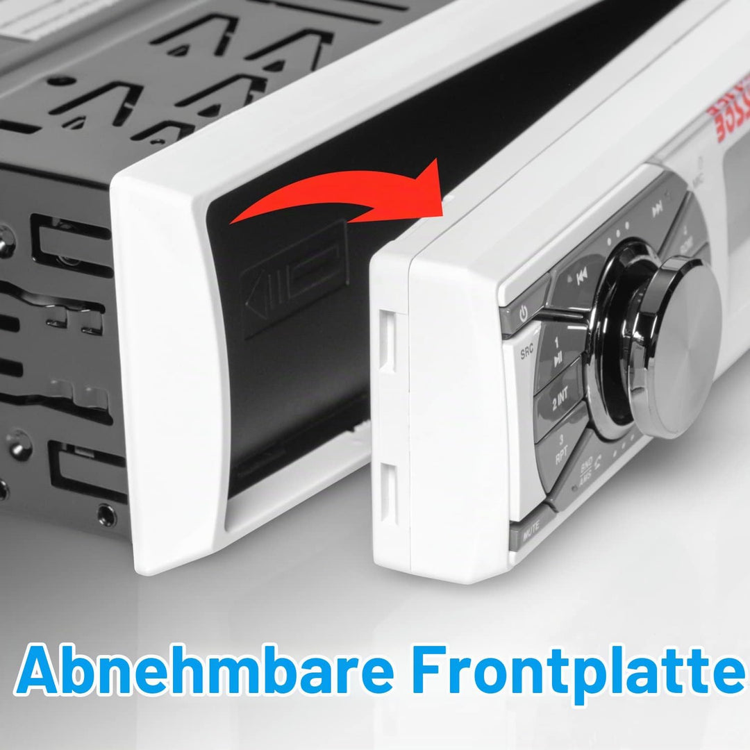 BOSS Audio Systems mr632uab 200 W Bluetooth weiss Empfangsgerät für digitale Instrumente, Empfangsge