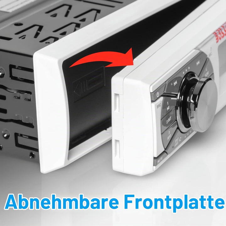 BOSS Audio Systems mr632uab 200 W Bluetooth weiss Empfangsgerät für digitale Instrumente, Empfangsge