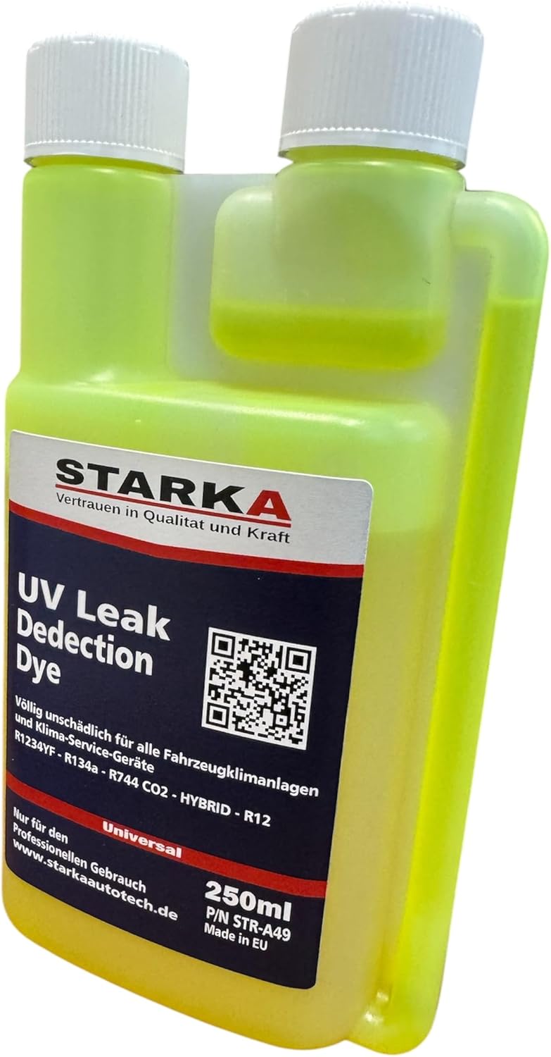 UV- Kontrasmittel | Universal UV-Kontrastmittel für Lecksuche, UV-Lecksuchmittel, 250 ml |Starka
