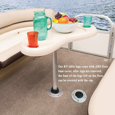 DarkSwan Removable Tischfüsse, Aluminiumlegierung Schwenktisch RV Table Legs, Wohnmobil Camping Tisc