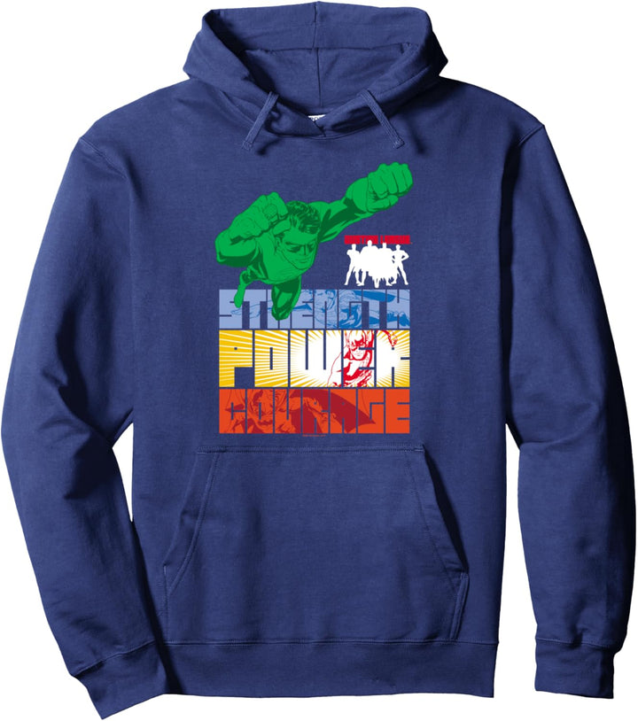 Justice League Heroic Qualities Pullover Hoodie