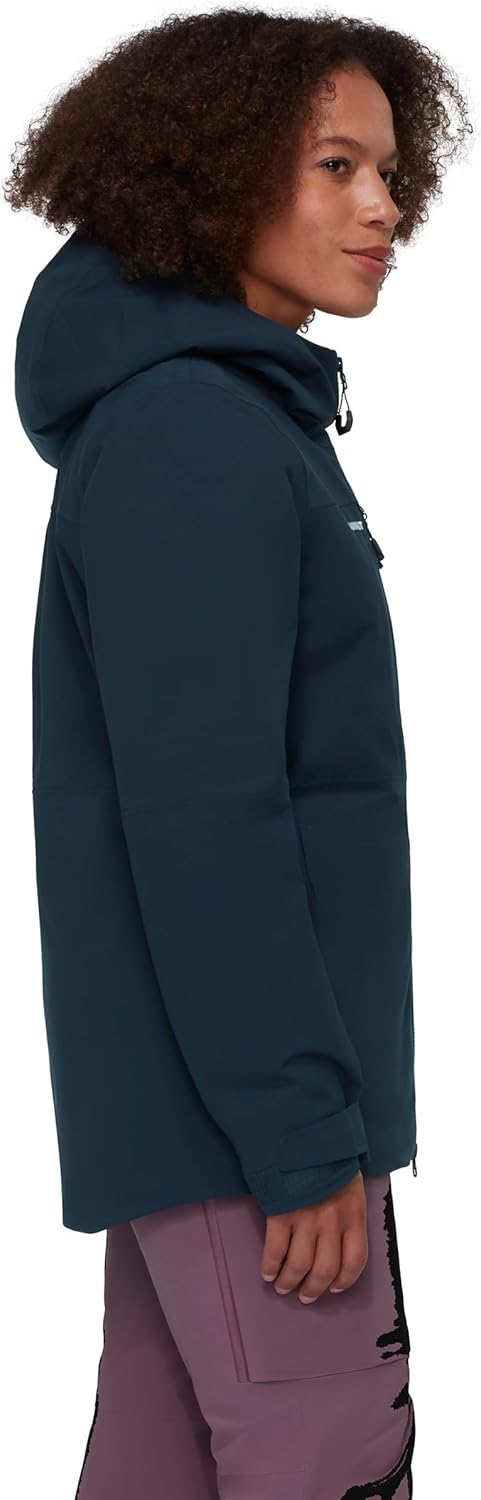 Mammut Damen Stoney Hardshelljacke mit Kapuze L Durchsichtig, L Durchsichtig