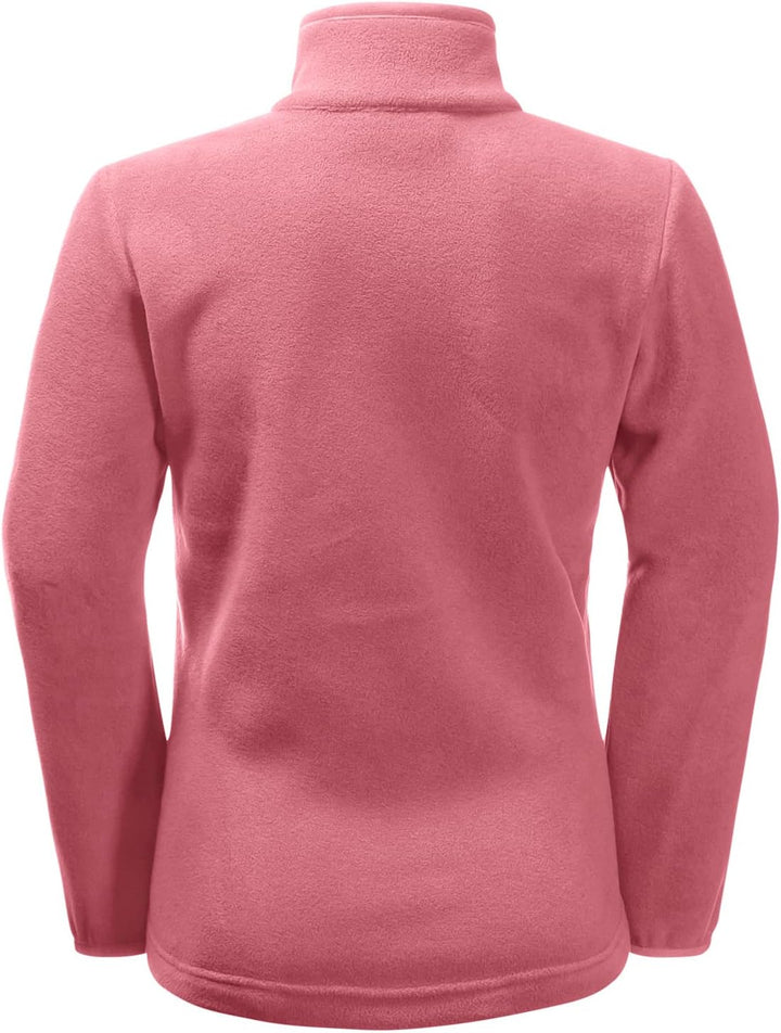 Jack Wolfskin Mädchen Taunus Jacket K Fleece-Jacke 104 Soft Pink, 104 Soft Pink