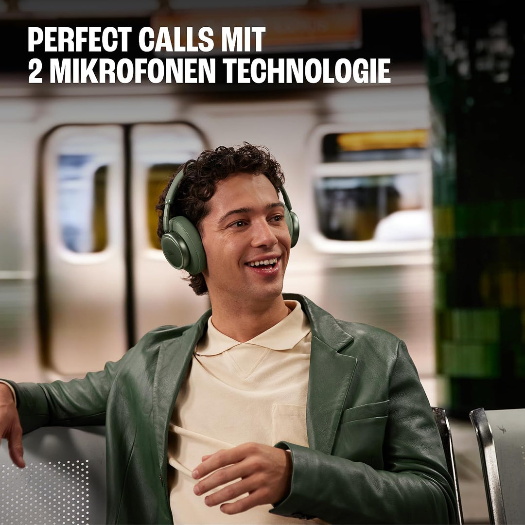 JBL Live 780NC Kabellose Over‑Ear‑Kopfhörer mit Noise Cancelling, Grün | Bluetooth 6.0, Personalisie