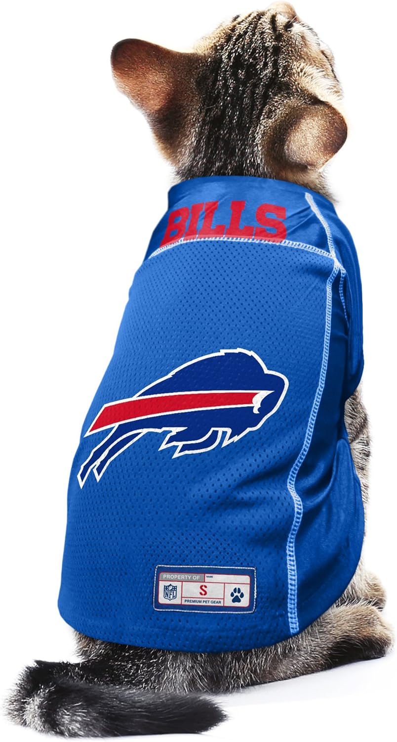 Littlearth NFL Basic Haustier-Trikots Buffalo Bills M (Neck: 13", Girth: 15"-20", Back: 12"), Buffal