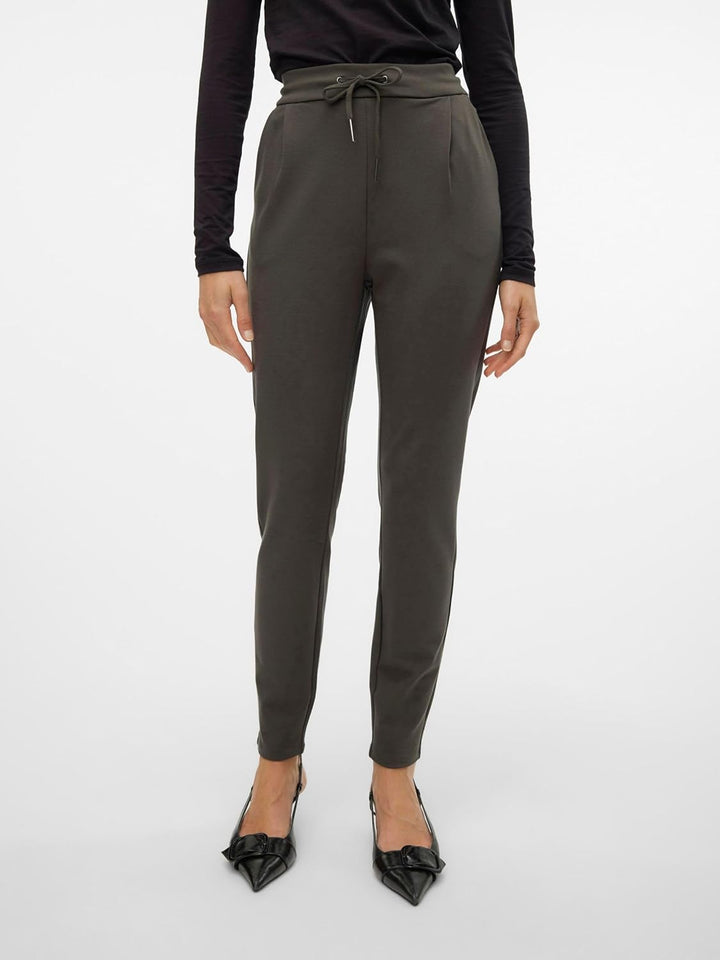 Vero Moda Female Hose VMEVA Mittlere Taille Hose XXS / 28L Peat, XXS / 28L Peat