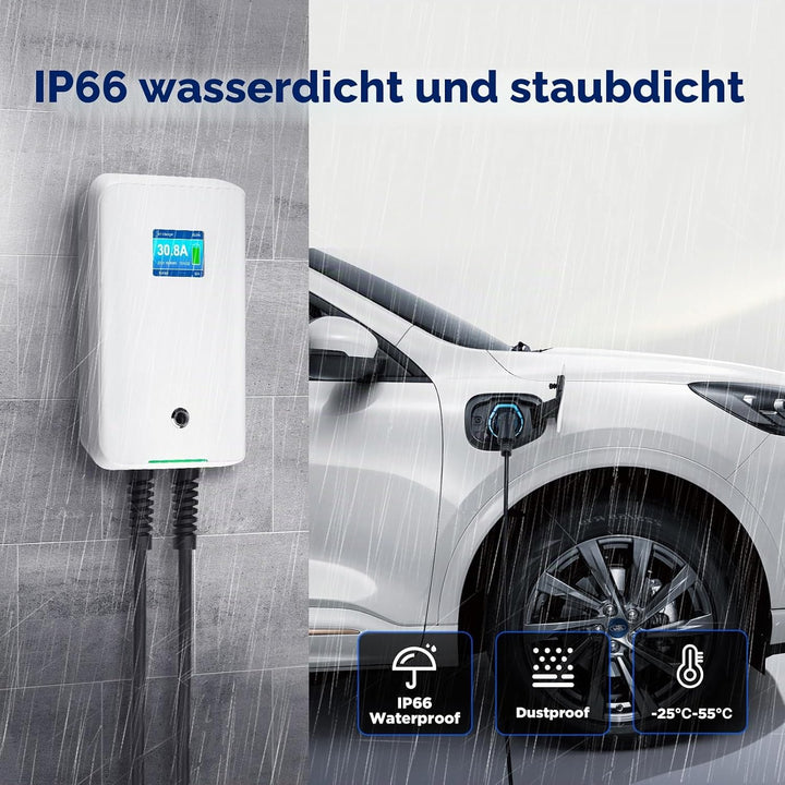 Morec 11kw ev Ladegerät 16A Dreiphasig EV Ladestation Wallbox EU Standard Typ 2 IEC 62196-2 Stecker