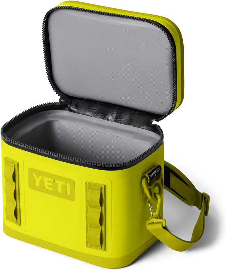 YETI Hopper Flip 8 Cool Bag, Portable & Insulated Backpack Cooler Firefly Yellow, Firefly Yellow