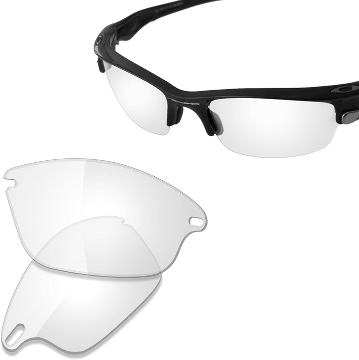 Saucer Premium Ersatzgläser für Oakley Fast Jacket OO9097 Sonnenbrillen High Defense - Hd Clear Non