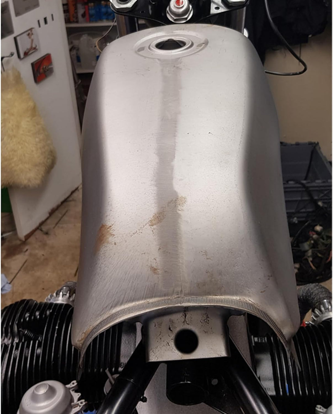 Motorrad Kraftstofftank für Retro Individuell Projekt Cafe Racer Strasse Fahrrad Streetfighter