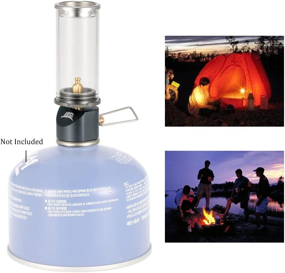 Pretfy Lampe Licht Butangas Licht Laterne Ausseneinsatz Nur für Camping Picknick Selbstfahren