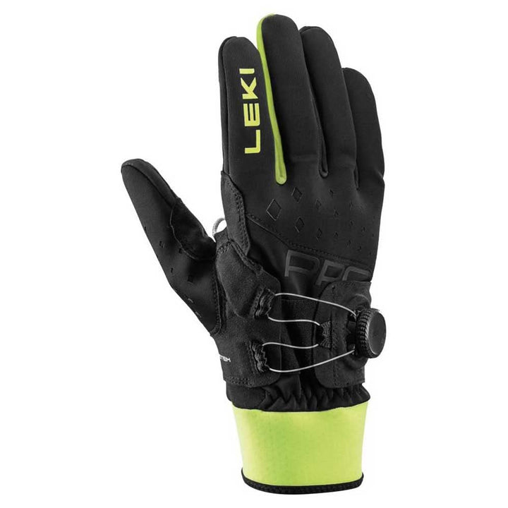 LEKI Erwachsene (Unisex) Hikin Pro x 6 black-neon yellow, 6 black-neon yellow